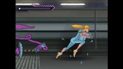 Juego erótico en Flash de m'n'f: «Samus: The Tentacle Trap», solo para adultos mayores de 18 años. ¡Prohibido para menores!
