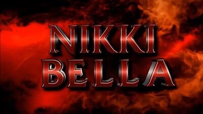 Pantalla gigante de Nikki Bella (creada por DAW)