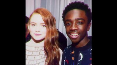 Sadie Sink i Caleb McLaughlin