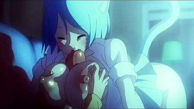 Хентай Neko, мінет і камшот, HD