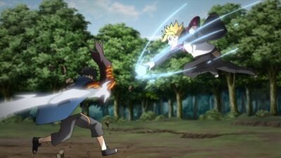 Naruto, sezon 3, odcinek 197 (Boruto: Nowe pokolenie, głosy: Ban i Sakura)