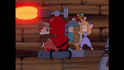 2-05. Chip e Dale apressam-se a ajudar - O rubi roubado. O fim da história do rubi