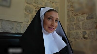Das Treffen mit der Nonne in der Stadt endete mit heftigem Sex