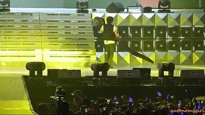 [Fan Cam] 10/04/2010 SS2 Manila - Ryeowook's Butt Dance