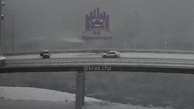 Pont Nikolaïevski, 27 janvier 2021, Incident à Krasnoïarsk