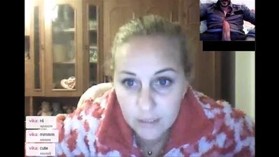 Chat roulette : réaction face à un gros pénis 4