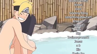 Naruto watched Hinata have sex with Boruto