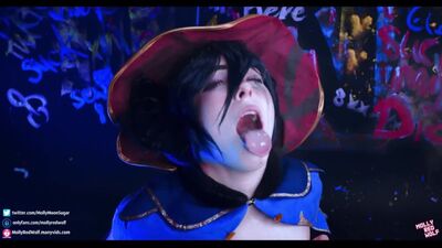 [MollyRedWolf] — Астролог Мона Хол Фетиш — Genshin Impact: Тентакли 1080p — Косплей / Косплей / Порно / Porno 2023
