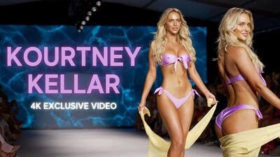 Kourtney Kellar w zwolnionym tempie _ Tydzień mody plażowej w Miami 22