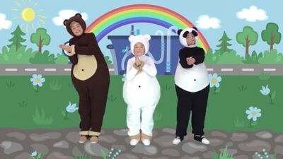 Trzy misie – zbiór – wesołe piosenki dla dzieci