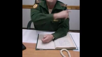 Saransk video from friends: "The King" at the military registration and enlistment office