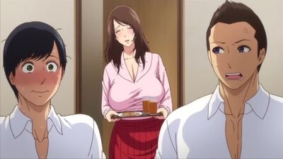 «Kotowarenai Haha», 1-й епізод [ хентай, мілф, 18+, обмежений доступ, груди, панчохи, накадаші, пайзурі, шкільна форма, мінет, ахегао ]