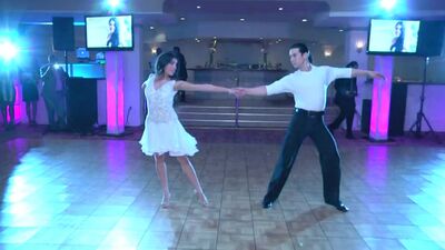 Amanda Figueroa – Festa dos 16 anos: mistura de danças (bachata e salsa) com Ernesto Palma