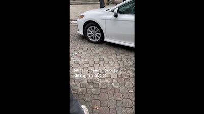 Percy Hynes White und Jenna Ortega in Salt Lake City