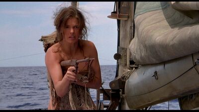 Jeanne Tripplehorn desnuda - Waterworld (1995) HD 1080p Ver en línea / Jeanne Tripplehorn - Waterworld