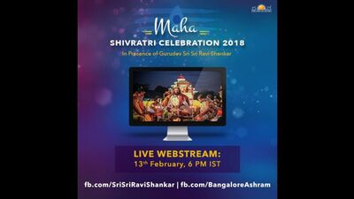 Najważniejsze momenty Shivaratri 2018 w aśramie w Bangalore