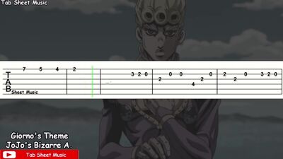 El tema de Giorno (de JoJo's Bizarre Adventure: Golden Wind) - Tutorial de guitarra