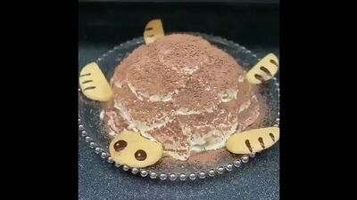 Bolo "Tartaruga" (ingredientes na descrição do vídeo)