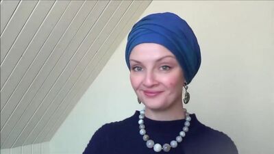 Come legare un turbante in inverno. Come legare bene una sciarpa intorno alla testa. Come legare una sciarpa intorno alla testa in inverno