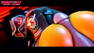 Tracer — великі сідниці; велика дупа; анальний секс; мастурбація; шльондра; повія; 3D-порно, хентай; (автор: dominothecat) [Overwatch]