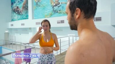 [Вадим Бабешкін] Стрибки у воду на роздягання | Маша Маєва та величезна вишка в басейні