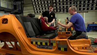 Pruebas de choque de sillas infantiles para el coche - ADAC, primavera de 2015 - en ruso