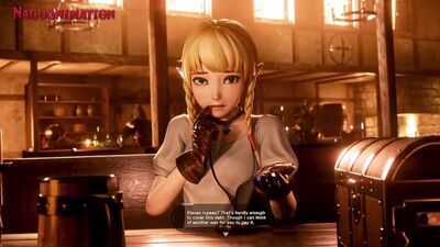 Porno en 3D de Nagoonimation: The Legend of Zelda: Breath of the Wild, r34, rule34, Zelda, Link, mamada, SFM, hentai