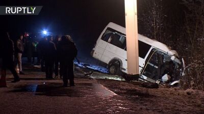 Grave accidente de tráfico en Mari El: vídeo del lugar de la tragedia