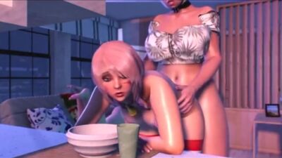 JOGO FUTANARI: Duas transexuais e uma rapariga fazem sexo, História de família / #Futanari #Futa #JogoErótico #JogoPornográfico #Pornografia3D #Hentai
