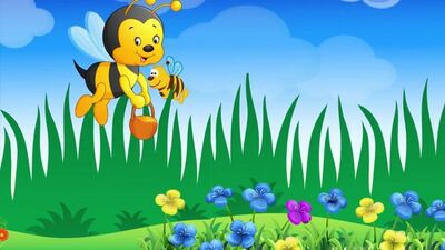 Zú-zú. La canción de la abejita. Canción de dibujos animados para niños: «Bees song cartoon». ¡Lo nuestro!