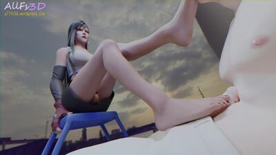 (Ton) Tifa Lockhart Fußfetisch-Footjob [Final Fantasy;Porno;Hentai;Füße;Nackt;Femdom;Schnüffeln;R34;Sex;SFM;порно;секс;фут фетиш]