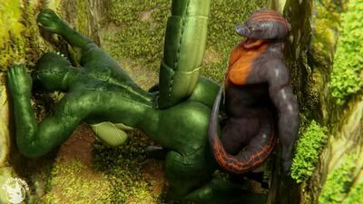 3D Yiff por evilbanana - pornografia furry - Sexo E621 FYE - Heterossexual - Scalie - Femdom - Bondage