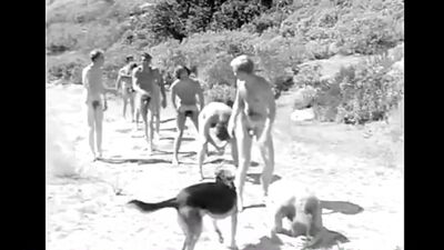Camp de nudistes d'époque (1960-1967)