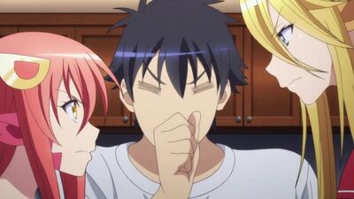 (Episódio 4 SEM CENSURA) A vida quotidiana com uma rapariga monstro / Monster Musume no Iru Nichijou [legendas em russo]