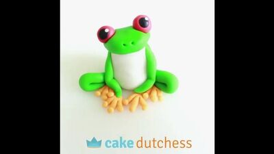 Comment réaliser une grenouille en pâte à sucre. / Notre groupe sur VK : « Gâteaux sur commande. Chefs-d'œuvre du monde entier »