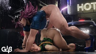 Poison – Futas Glied ist zu groß für Chun Li und Cammy