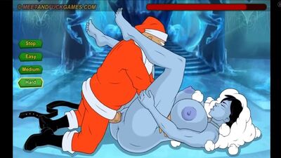 Jogo flash erótico da meetandfuck, «Santa Woos Lana Craft», apenas para adultos. Proibido a menores!!!