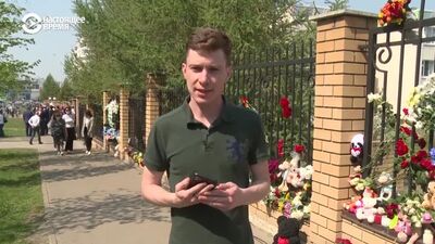 O caminho percorrido pelo atirador de Kazan até ao local do tiroteio na escola