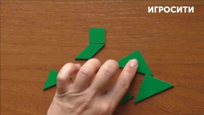 EL JUEGO DEL TANGRAM. Esquemas de tangram. Figuras de tangram para niños en edad preescolar. Rompecabezas de tangram