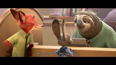 Polizistin Judy Hopps vom ZPD, wie geht es Ihnen?