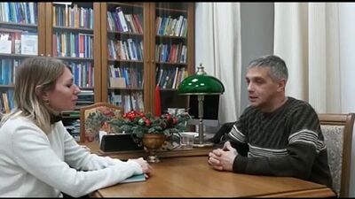 Vídeo da Interlingua, escola de línguas estrangeiras. Voronezh