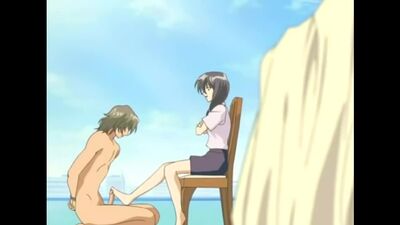Footjob femdom hentai 2