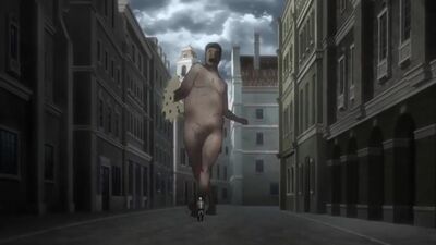 Uma piada do anime "Ataque dos Titãs"