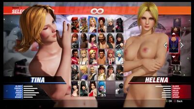 Dead Or Alive 6 — Tina Armstrong i Helena Douglas — mod z nagimi postaciami (rozgrywka w stylu Ryona)