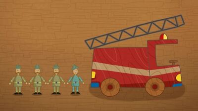 Nova série de animação da Letayushchie Zveri - CARRINHOS - Carro de bombeiros - Desenhos animados educativos para crianças
