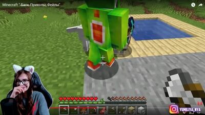 [Юмілія] Minecraft: баги, приколи, фейли — РЕАКЦІЯ НА МАРМОКА