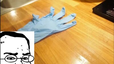Eine Vagina aus einem Handschuh mit Anleitung
