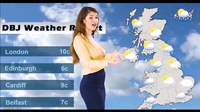 News Anchor Hot Nip Slip