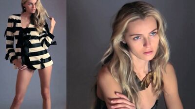 La Russe Valentina Zelyaeva. Une belle femme russe, une jeune femme et une célébrité. Top-modèle russe. La Russie et le mannequinat