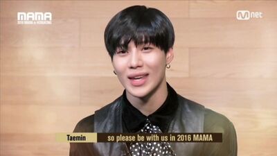 161202 [MAMA 2016] Star Countdown D-11 com Taemin
